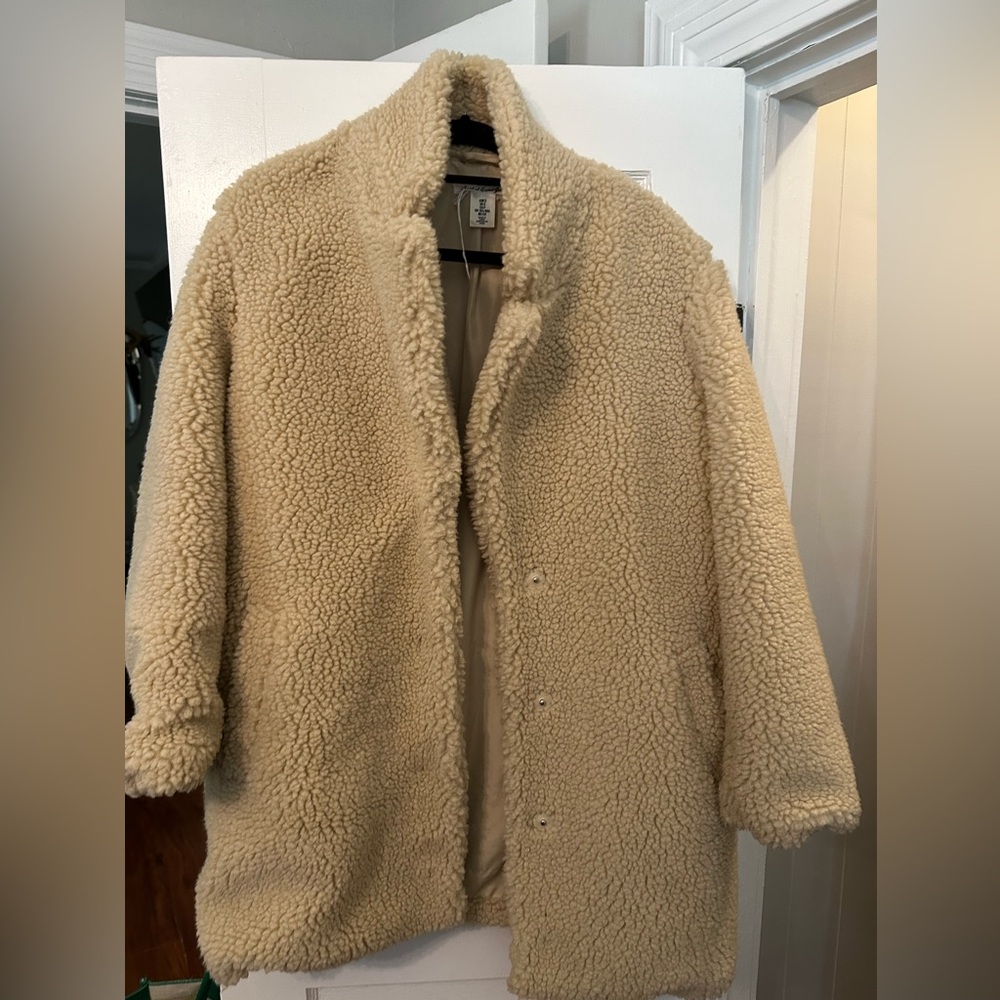 Beige and Black Jacket